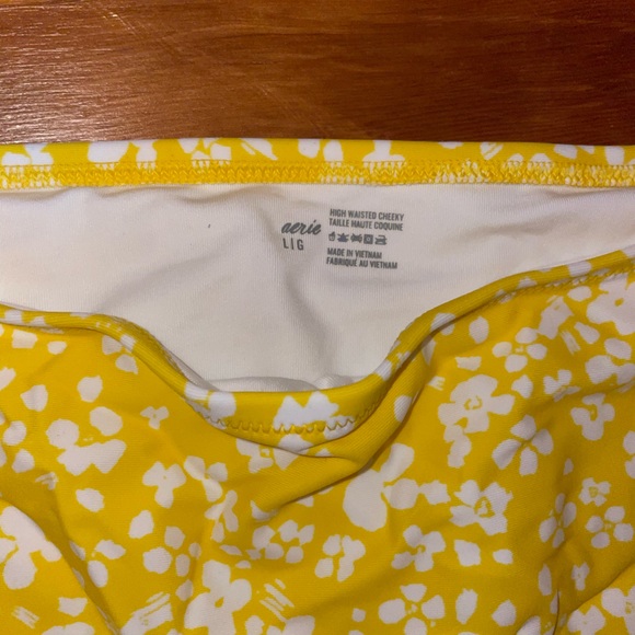 Aerie High Wasted Cheeky Bikini Bottoms - Picture 2 of 3